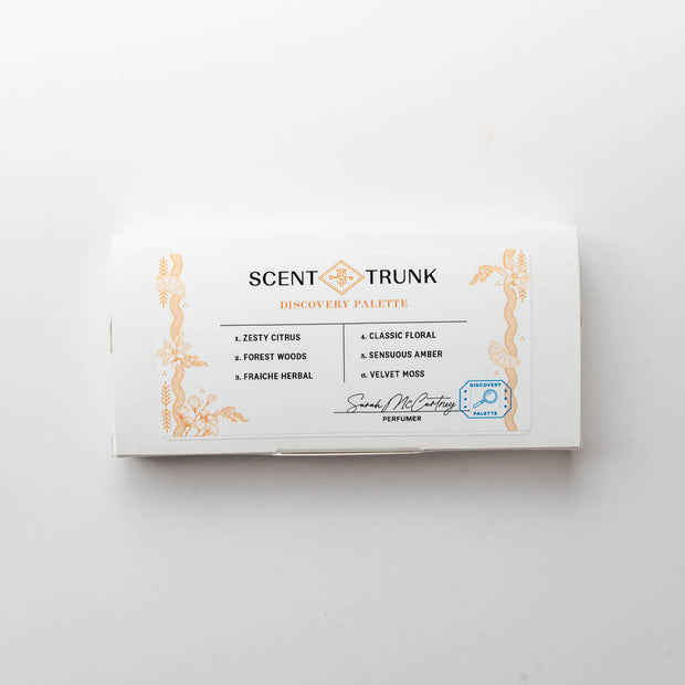 Sarah McCartney — Discovery Palette  Scent Trunk   